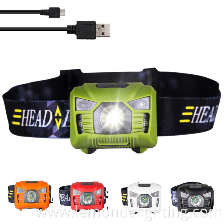 Rechargeable LED head torch
